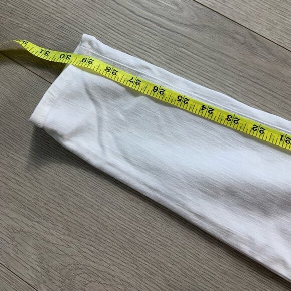 J Brand Super Skinny Blanc Back Eyelet White Jeans - Picture 15 of 15